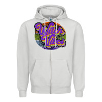 Dove Grey witch vibes Zipper Hoodie - JahusDesignShop