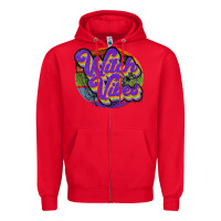 Red witch vibes Zipper Hoodie - JahusDesignShop
