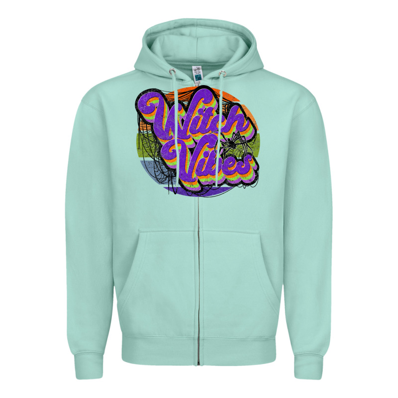 Witch Vibes Zipper Hoodie by JahusDesignShop | Teevron