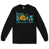 Black being a nana makes my life complete Long Sleeve Tee - AdoDesignShop