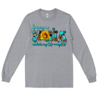 Heather Grey being a nana makes my life complete Long Sleeve Tee - AdoDesignShop