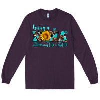 Plum being a nana makes my life complete Long Sleeve Tee - AdoDesignShop