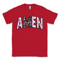 Red amen Classic Tee - JahusDesignShop