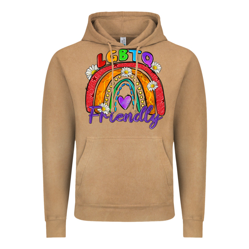 Lgbtq Friendly Vintage Hoodie by Zillion Design Studio | Teevron