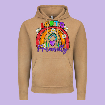 Lgbtq Friendly Vintage Hoodie Designed By Zillion Design Studio