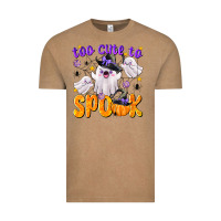 Vintage Coffee Too Cute To Spook Vintage Tee - texasbilliewilder