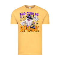 Vintage Mustard Too Cute To Spook Vintage Tee - texasbilliewilder