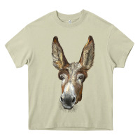 Mossy american mammoth jackstock donkey  face Heavy Core Tee - LillyAllenDesigns