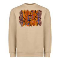 Basketball Brushstroke Heavyweight Sweatshirt | Teevron