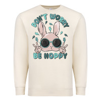 Sandshell don't worry be hoppy Premium Sweatshirt - MaliasSmallBusiness