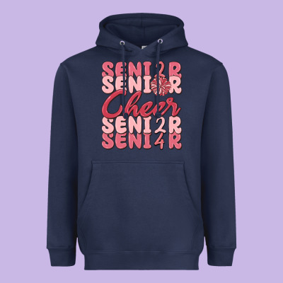 Senior Cheer 2024 Heavyweight Hoodie Designed By Maliassmallbusiness