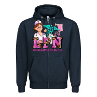 Navy lpn licensed practical nurse Zipper Hoodie - AdoDesignShop