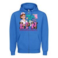 True Royal lpn licensed practical nurse Zipper Hoodie - AdoDesignShop