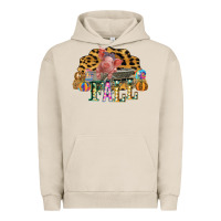 Pigment French Oak Fall Scene Pumpkin Watercolor Pig Wagon Serape Cheetah Urban Hoodie - Bettercallsaul