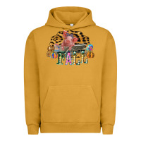 Pigment Peanut Butter Fall Scene Pumpkin Watercolor Pig Wagon Serape Cheetah Urban Hoodie - Bettercallsaul