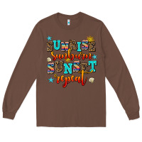 Chestnut sunrise sunburn sunset repeat Long Sleeve Tee - AdoDesignShop