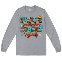 Heather Grey sunrise sunburn sunset repeat Long Sleeve Tee - AdoDesignShop