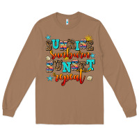 Toasted Coconut sunrise sunburn sunset repeat Long Sleeve Tee - AdoDesignShop