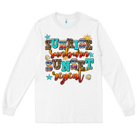 White sunrise sunburn sunset repeat Long Sleeve Tee - AdoDesignShop
