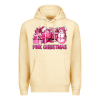 Pina Colada Pink Christmas Truck Premium Hoodie - BundleAndBundleShop