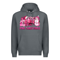 Rock Pink Christmas Truck Premium Hoodie - BundleAndBundleShop