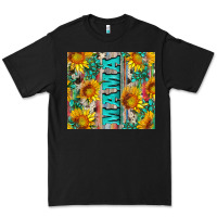 Black mama wıth sunflowers and gemstone Premium Tee - Artiststas