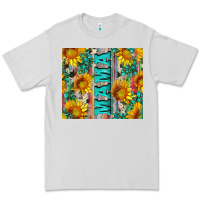 Dove Grey mama wıth sunflowers and gemstone Premium Tee - Artiststas