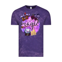 Cloud Purple There Is Magic In Us All Vintage Tee - texasbilliewilder
