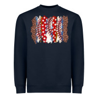 Navy baseball brushstroke Heavyweight Sweatshirt - Zillion Design Studio