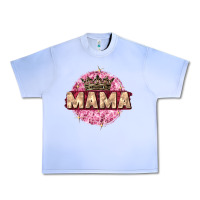 Grape Ice mama with round leopard Urban Heavy Tee - Zillion Design Studio