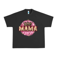 Pigment Black mama with round leopard Urban Heavy Tee - Zillion Design Studio