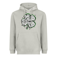 Moon Dust four leaf clover dalmatian print grunge Heavyweight Hoodie - MaliasSmallBusiness