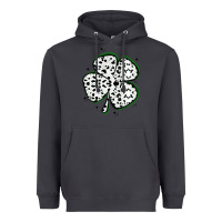 Smoke four leaf clover dalmatian print grunge Heavyweight Hoodie - MaliasSmallBusiness