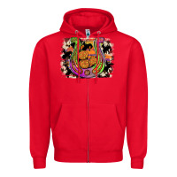 Red halloween horseshoe Zipper Hoodie - JahusDesignShop
