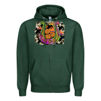 Sports Green halloween horseshoe Zipper Hoodie - JahusDesignShop