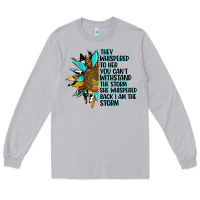 Moon Dust sunflower they whispered to her Long Sleeve Tee - AdoDesignShop