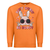 Carrot don't worry be hoppy Premium Sweatshirt - MaliasSmallBusiness