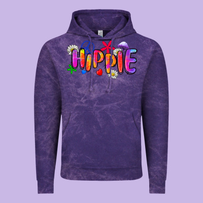 Hippie Vintage Hoodie Designed By Zillion Design Studio