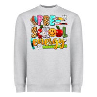 Heather Grey pre school energy Heavyweight Sweatshirt - texasbilliewilder