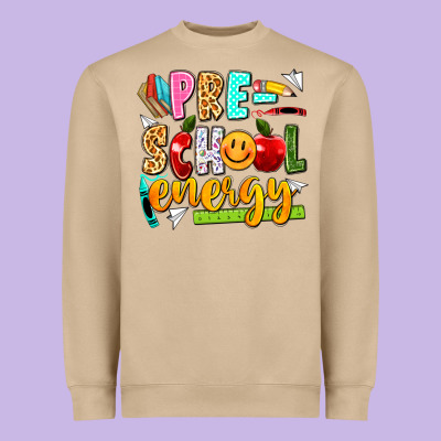 Pre School Energy Heavyweight Sweatshirt Designed By Texasbilliewilder