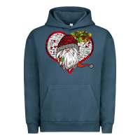 Pigment Midnight Navy Valentine's Day Gnome Urban Hoodie - Bettercallsaul
