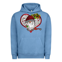 Pigment Pebble Blue Valentine's Day Gnome Urban Hoodie - Bettercallsaul