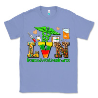 Colony Blue lvn juneteenth licensed vocational nurse with croc Classic Tee - AdoDesignShop
