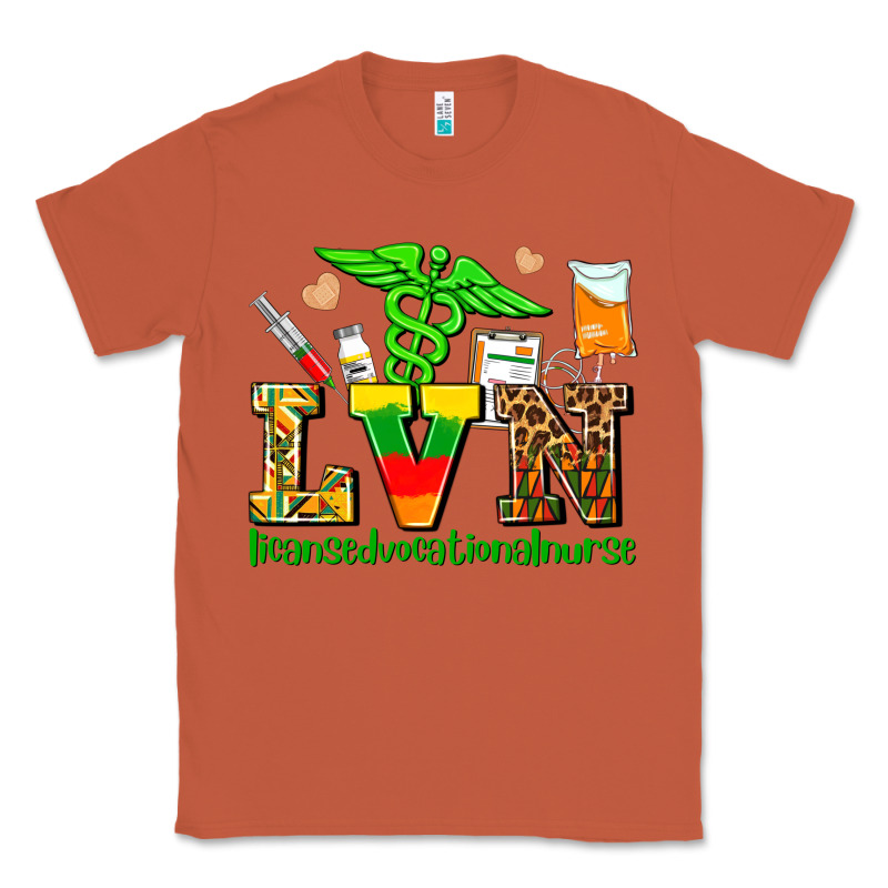Lvn Juneteenth Licensed Vocational Nurse With Croc Classic Tee by AdoDesignShop | Teevron