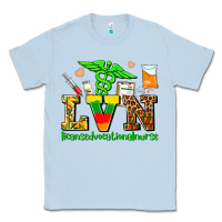 Dusty Blue lvn juneteenth licensed vocational nurse with croc Classic Tee - AdoDesignShop