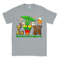 Heather Grey lvn juneteenth licensed vocational nurse with croc Classic Tee - AdoDesignShop