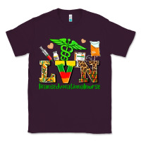 Plum lvn juneteenth licensed vocational nurse with croc Classic Tee - AdoDesignShop
