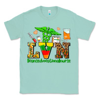 Seafoam lvn juneteenth licensed vocational nurse with croc Classic Tee - AdoDesignShop