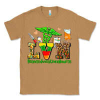 Toasted Coconut lvn juneteenth licensed vocational nurse with croc Classic Tee - AdoDesignShop