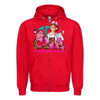 Red cna certified nursing assistant Zipper Hoodie - AdoDesignShop